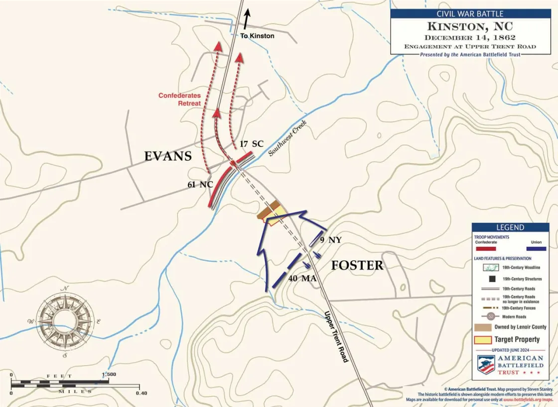 Kinston | Engagement at Upper Trent Road | Dec 14, 1862