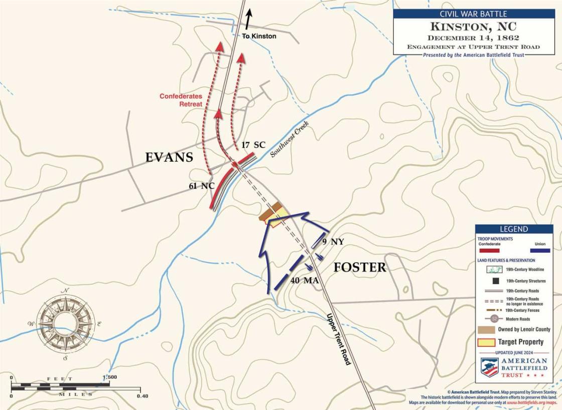 Kinston | Engagement at Upper Trent Road | Dec 14, 1862