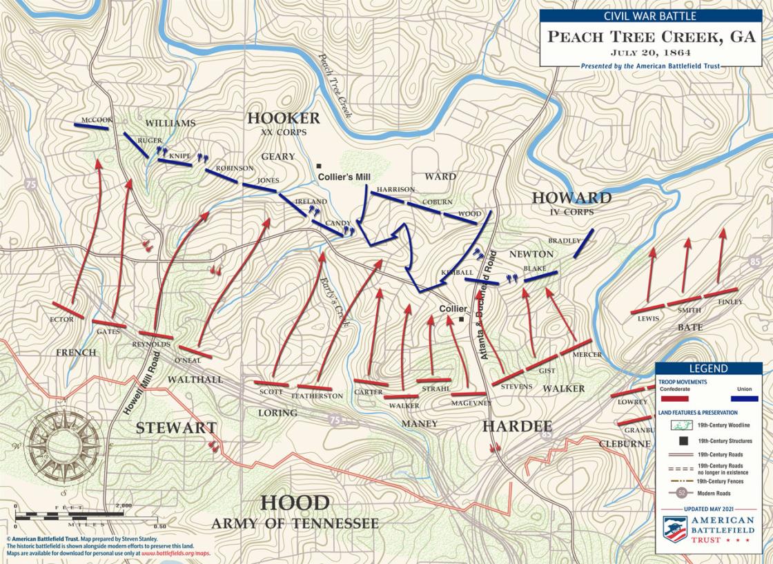 Creek War Map