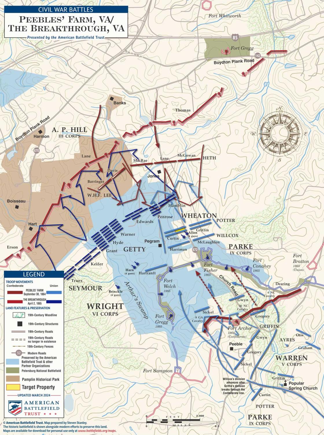 Petersburg | Peebles' Farm & The Breakthrough | American Battlefield Trust