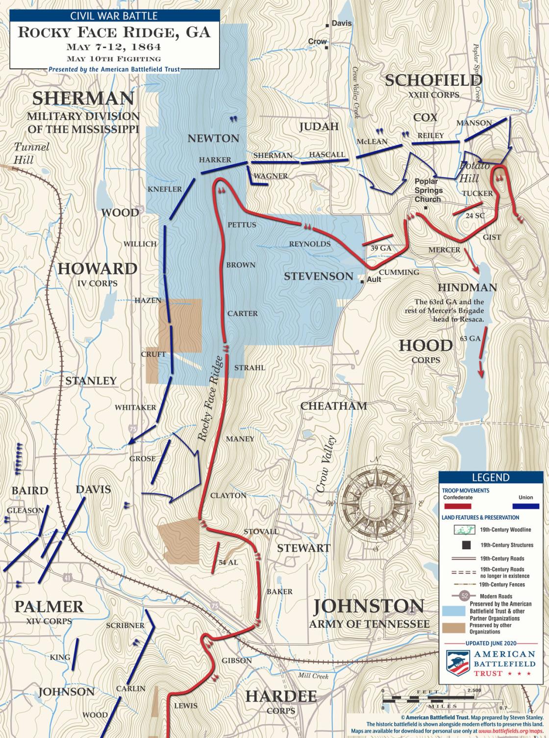 Rocky Face Ridge - May 10, 1864 | American Battlefield Trust