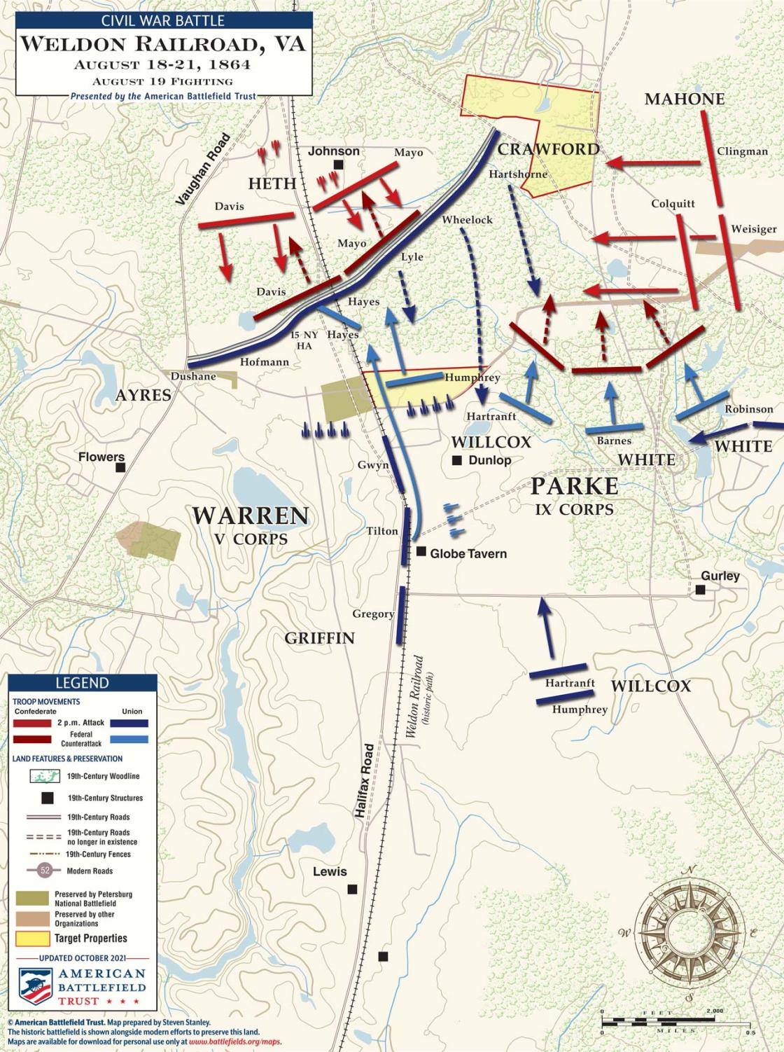 Weldon Railroad | Aug 19, 1864 | American Battlefield Trust