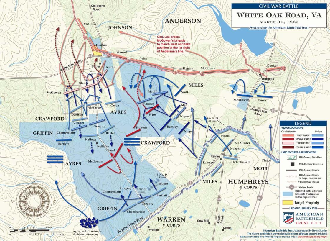 White Oak Road | Mar 31, 1865 | American Battlefield Trust