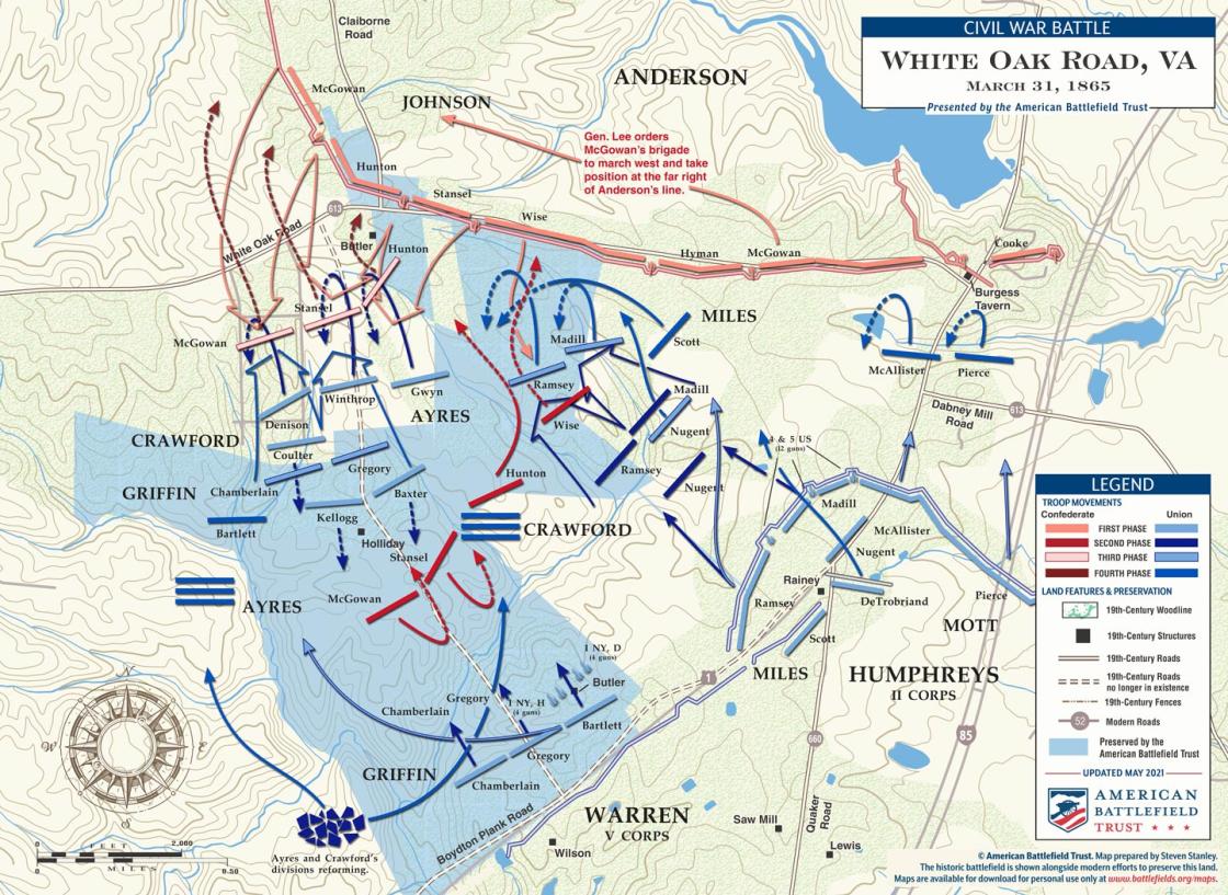 White Oak Road | Mar 31, 1865 | American Battlefield Trust