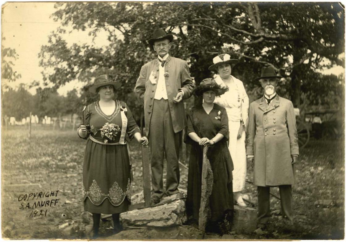 Confederate Veterans at Brice’s Cross Roads in 1921