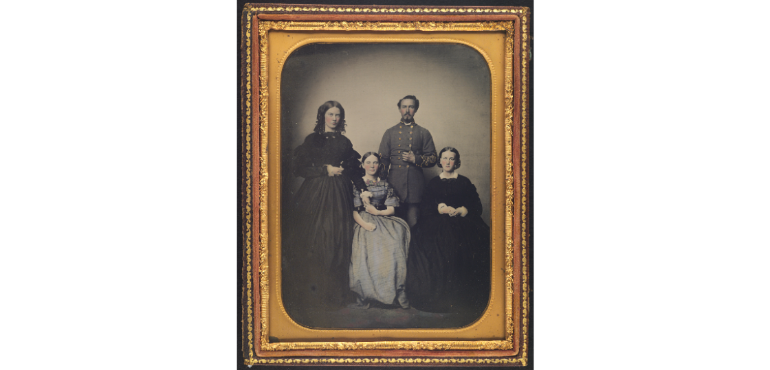 Chaplain Richard McIlwain, his cousin, and his nieces.