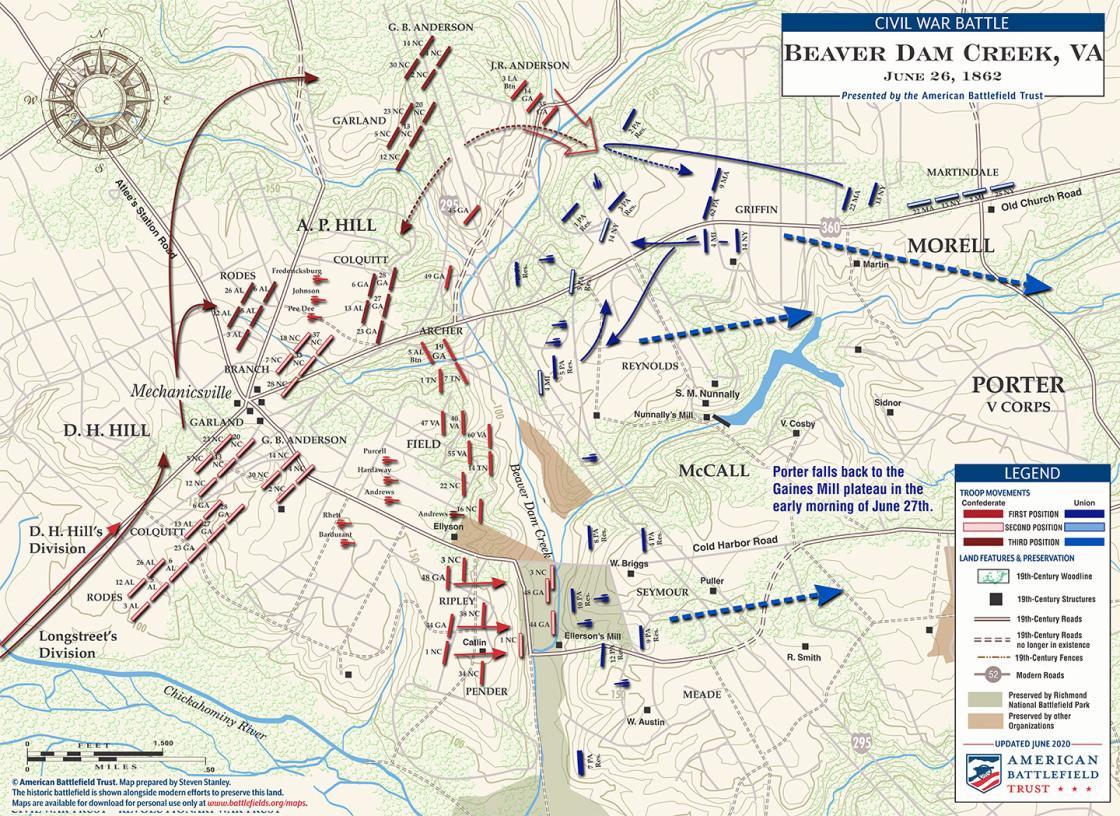 Beaver Dam Creek - June 26, 1862 | American Battlefield Trust