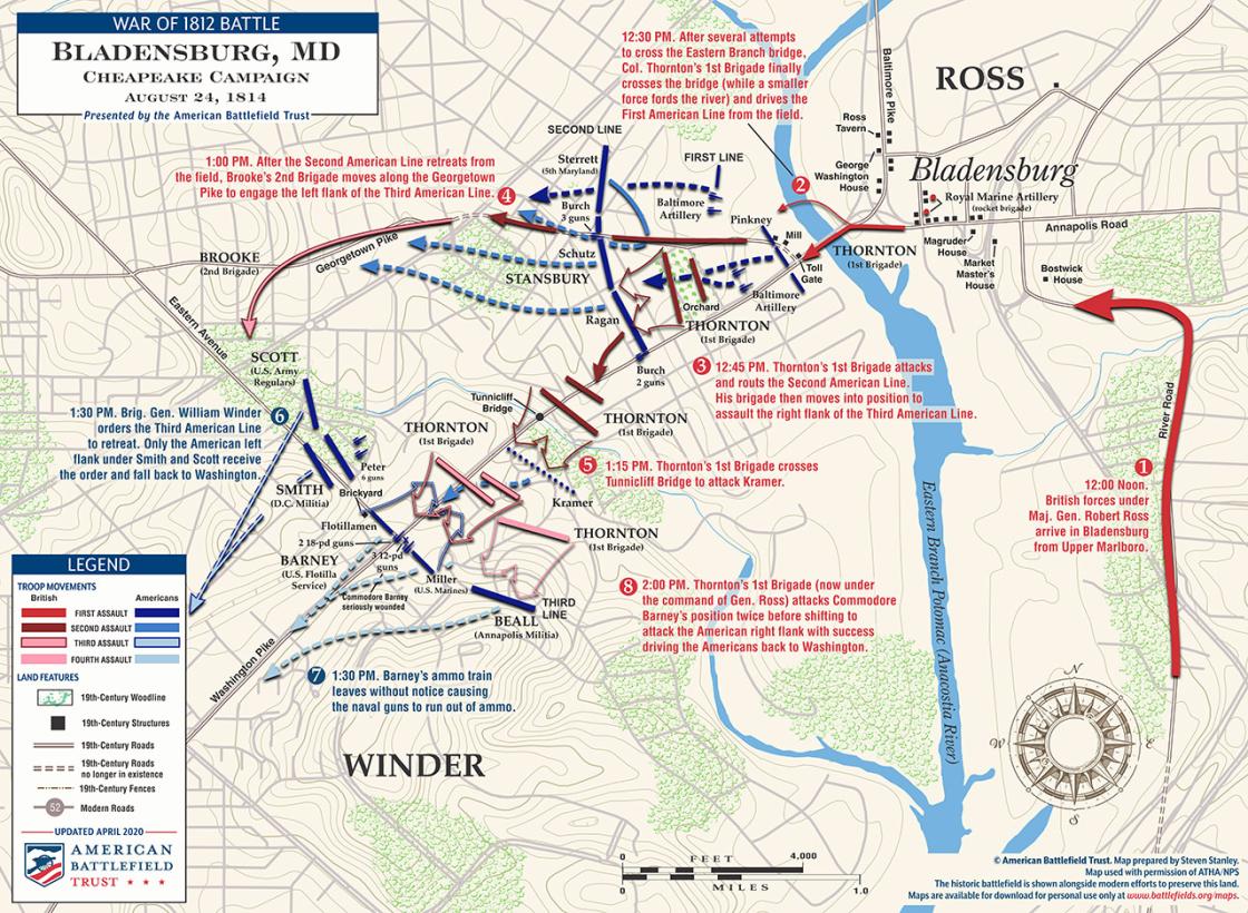 Battle Of Bladensburg Monument