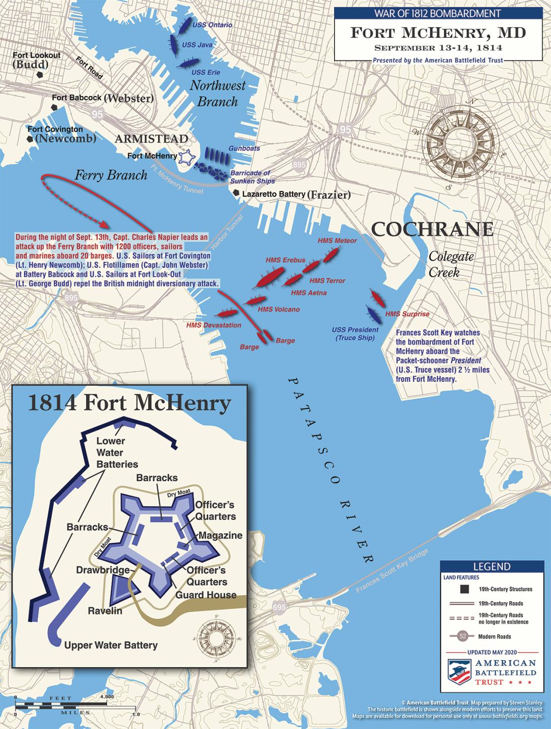 Bombardment Of Fort McHenry | Sep 13-14, 1814 | American Battlefield Trust