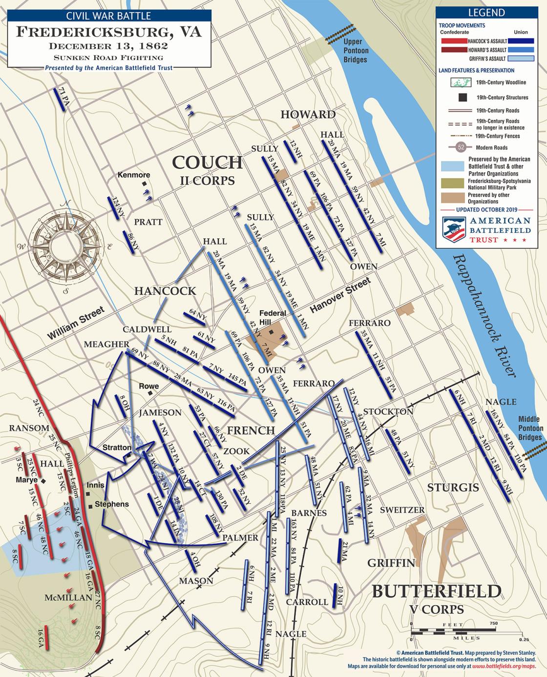 Fredericksburg Sunken Road Fighting December 13 1862 American   Fredericksburg  Sunken Road  December 13 1862 (October 2019) 0 