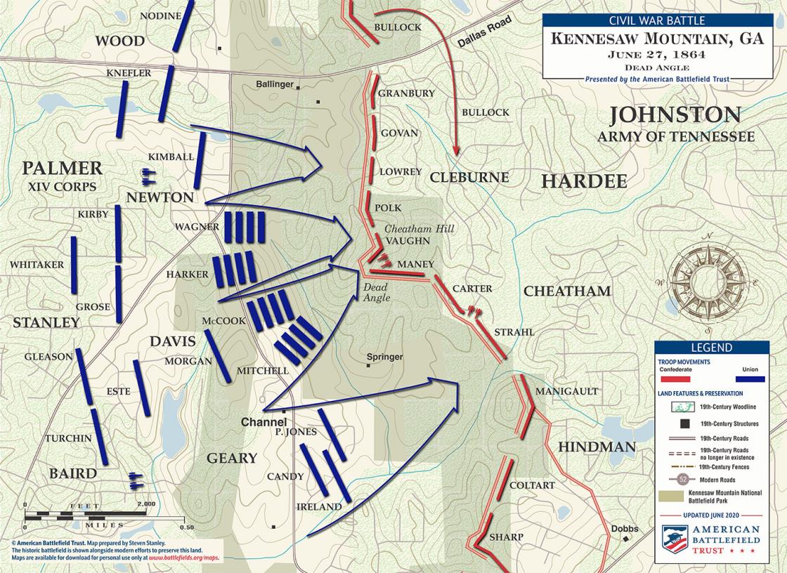 Kennesaw Mountain | Dead Angle | June 27, 1864 | American Battlefield Trust