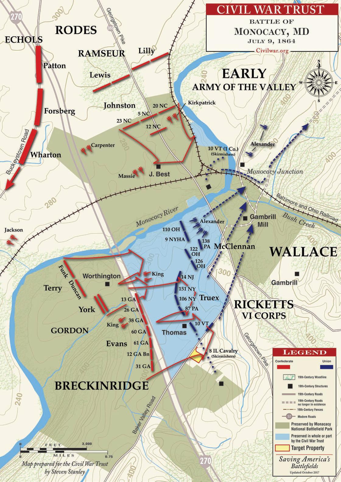 The Battle Of Monocacy - July 9, 1864 | American Battlefield Trust