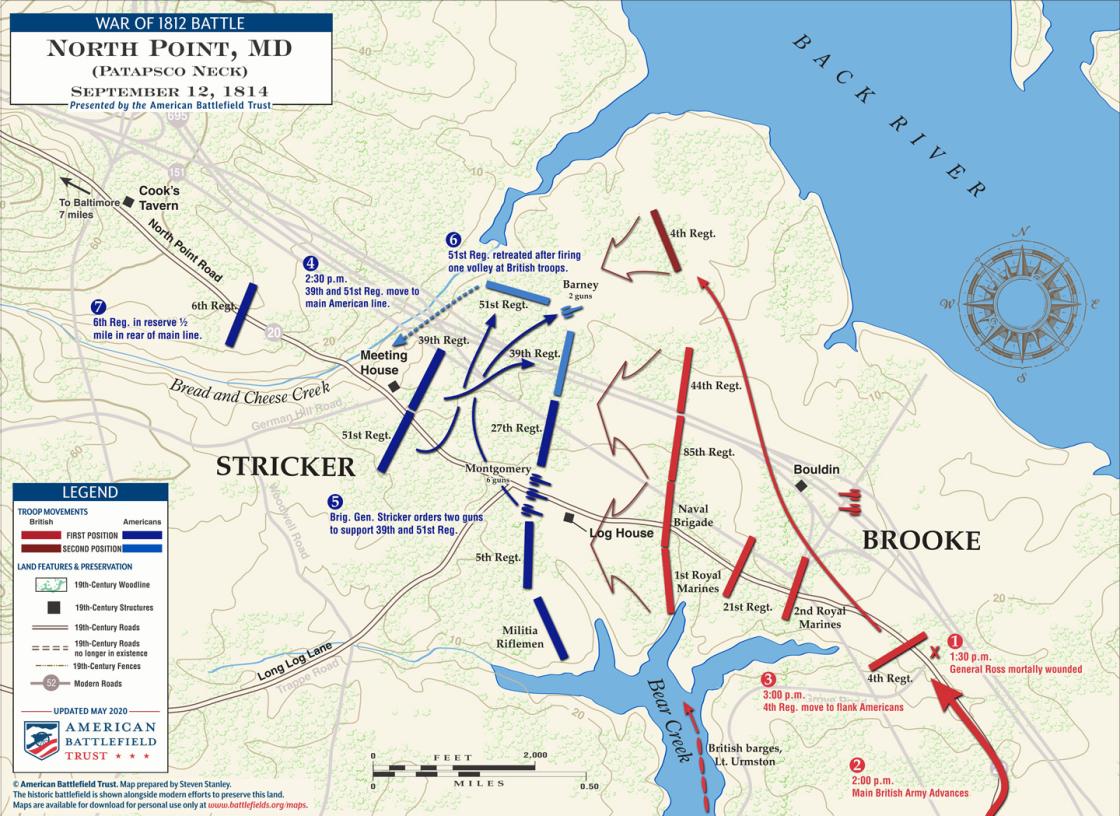 North Point | Sep 12, 1814 | American Battlefield Trust