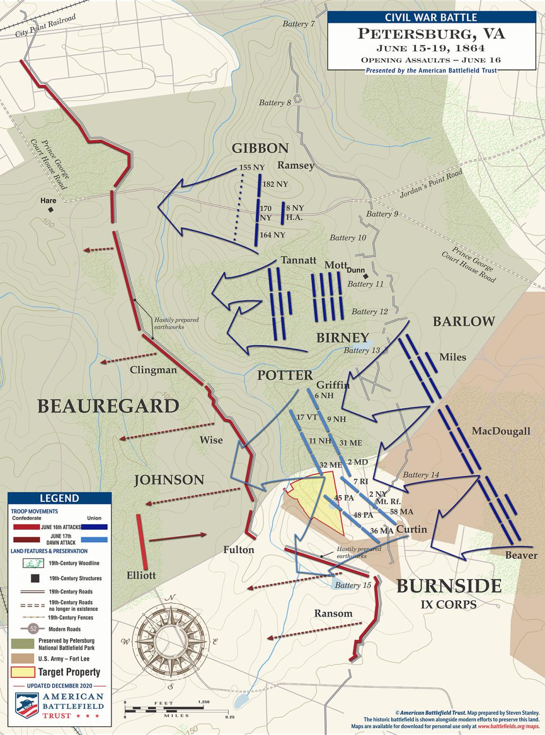 Petersburg | Opening Assaults | June 16, 1864 | American Battlefield Trust