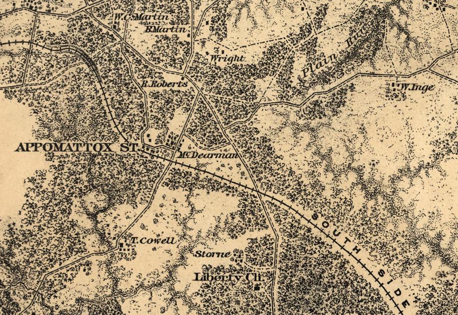 Antique Buckingham, Virginia 1892 US Geological Survey Topographic Map newest – Appomattox, Nelson, Amherst Albermarle Augusta George Washington VA