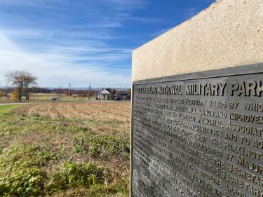 Pickett's Buffet from Cemetery Ridge at the Gettysburg National Military Park. 