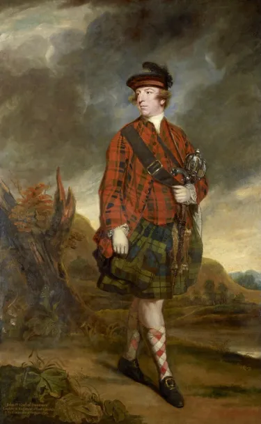 This is a portrait painting of Lord Dunmore.