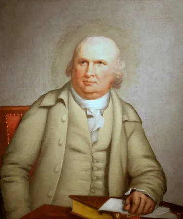 This is a portrait of Robert Morris in the latter years of his life.