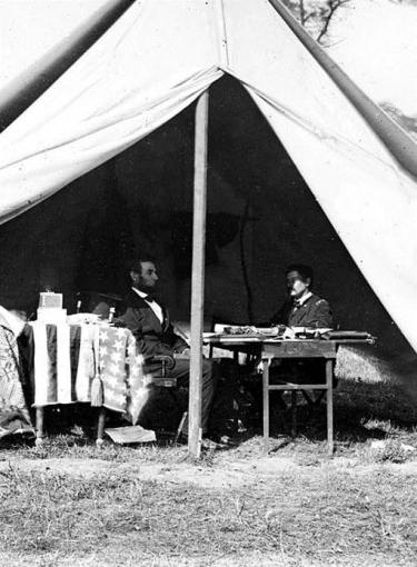 Lincoln at Antietam