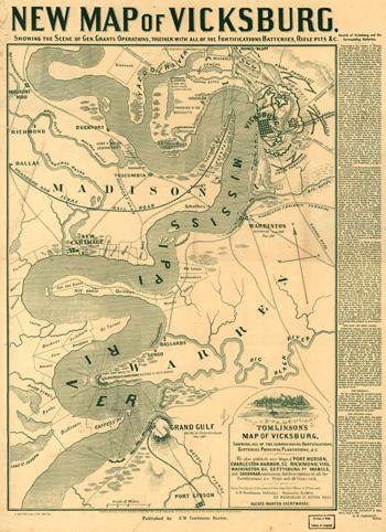 New Map of Vicksburg