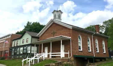 1873 Schoolhouse on the Wayne County Historical Society of Ohio's campus