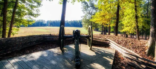 The Breakthrough Trail at Pamplin Historical Park