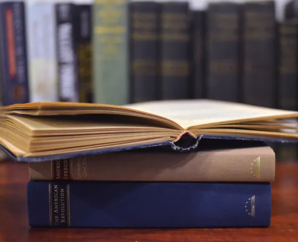 Photograph of History Books